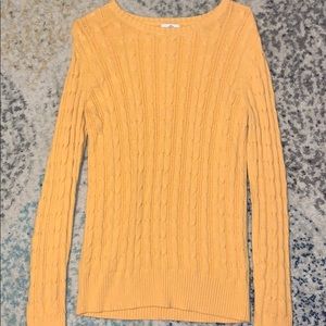 Mustard colored sweater
